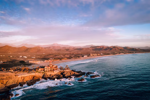 Cerritos Beach golden sand shoreline and Pacific Ocean views near Dreams Estrella del Mar Mazatlán Golf & Spa Resort