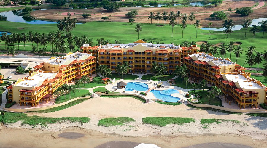 Estrella del Mar Resort Mazatlan beachfront property with golf course views and Pacific Ocean setting in Sinaloa, Mexico.